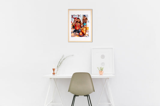 クリスマスプレゼントの山