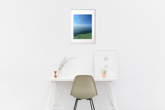 水面と海と空と