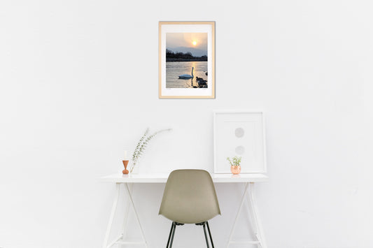 黄昏のシルエット