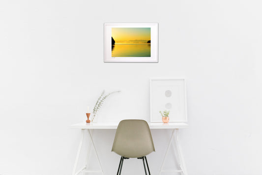 気嵐ごしの立山連峰