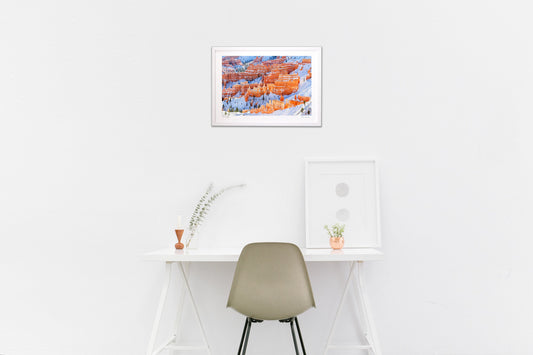 雪のブライスキャニオン