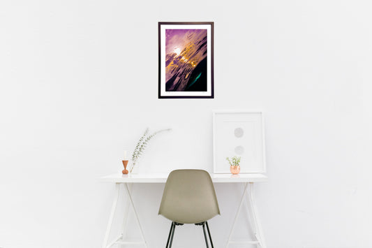 写真 夕焼けのラグーンで出会ったサメ#11(縦)