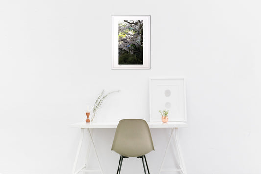 版画 やっときた春