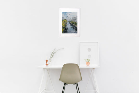 利根川に注ぐ小川