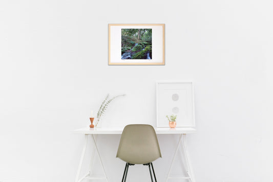 新緑の瓜割の滝