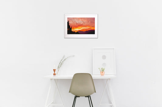 写真 古都デルフィの朝焼け (横)