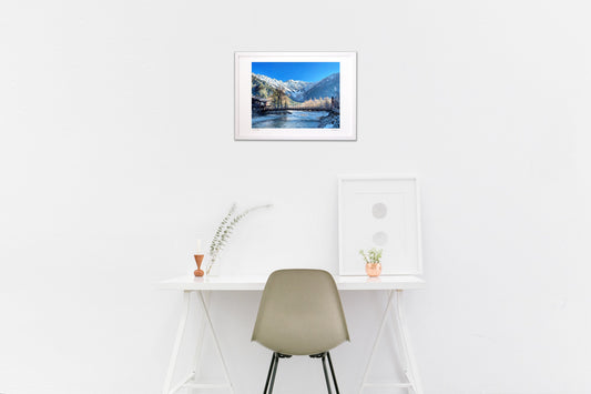 上高地の春の訪れ