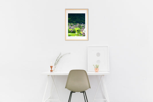 緑の世界遺産白川郷の夏