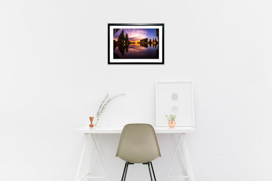 写真 風車と夜明