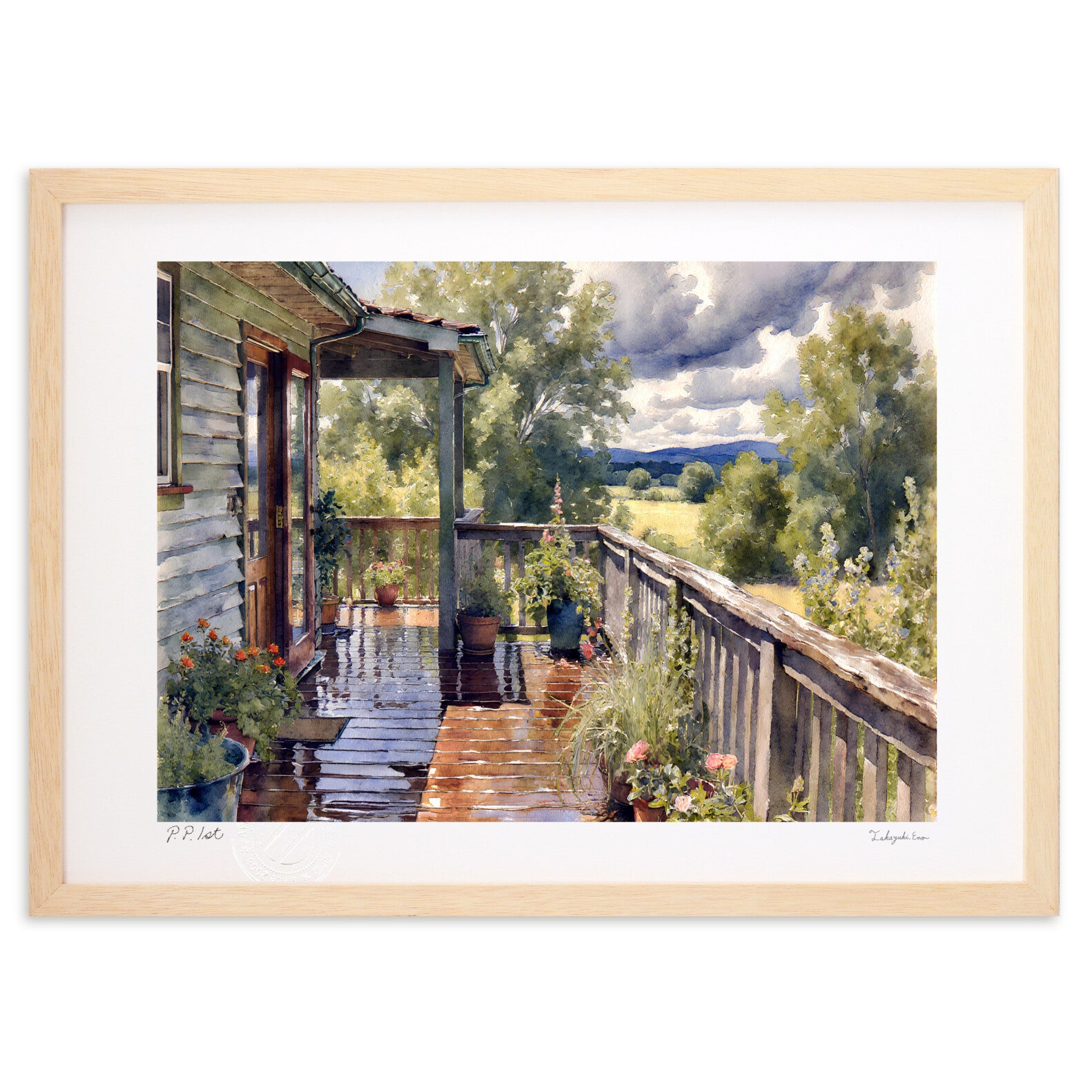 初夏の雨上がり – 絵画や壁飾り販売｜風景投稿販売あゆわら(R)