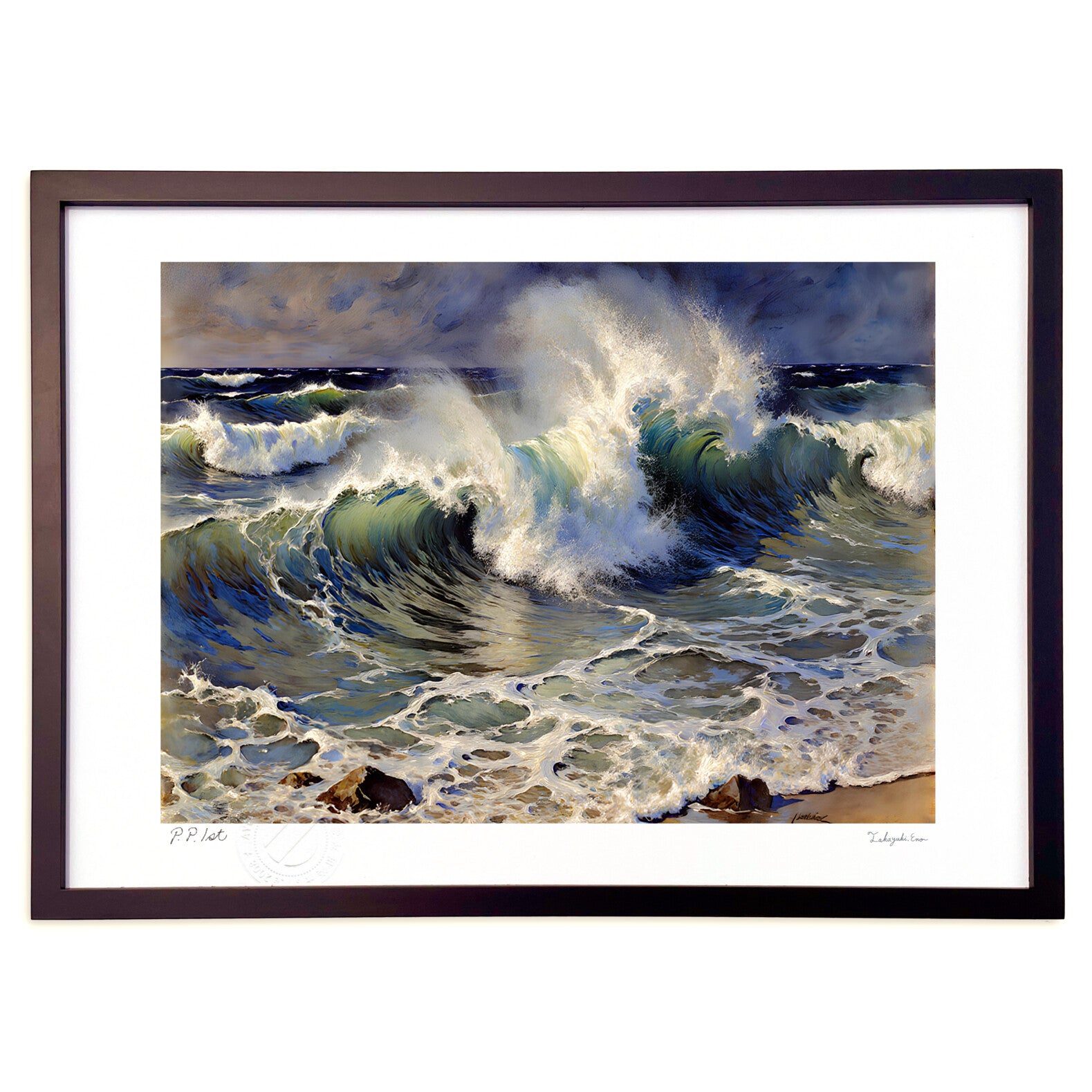 夜の嵐 – 絵画や壁飾り販売｜風景投稿販売あゆわら(R)