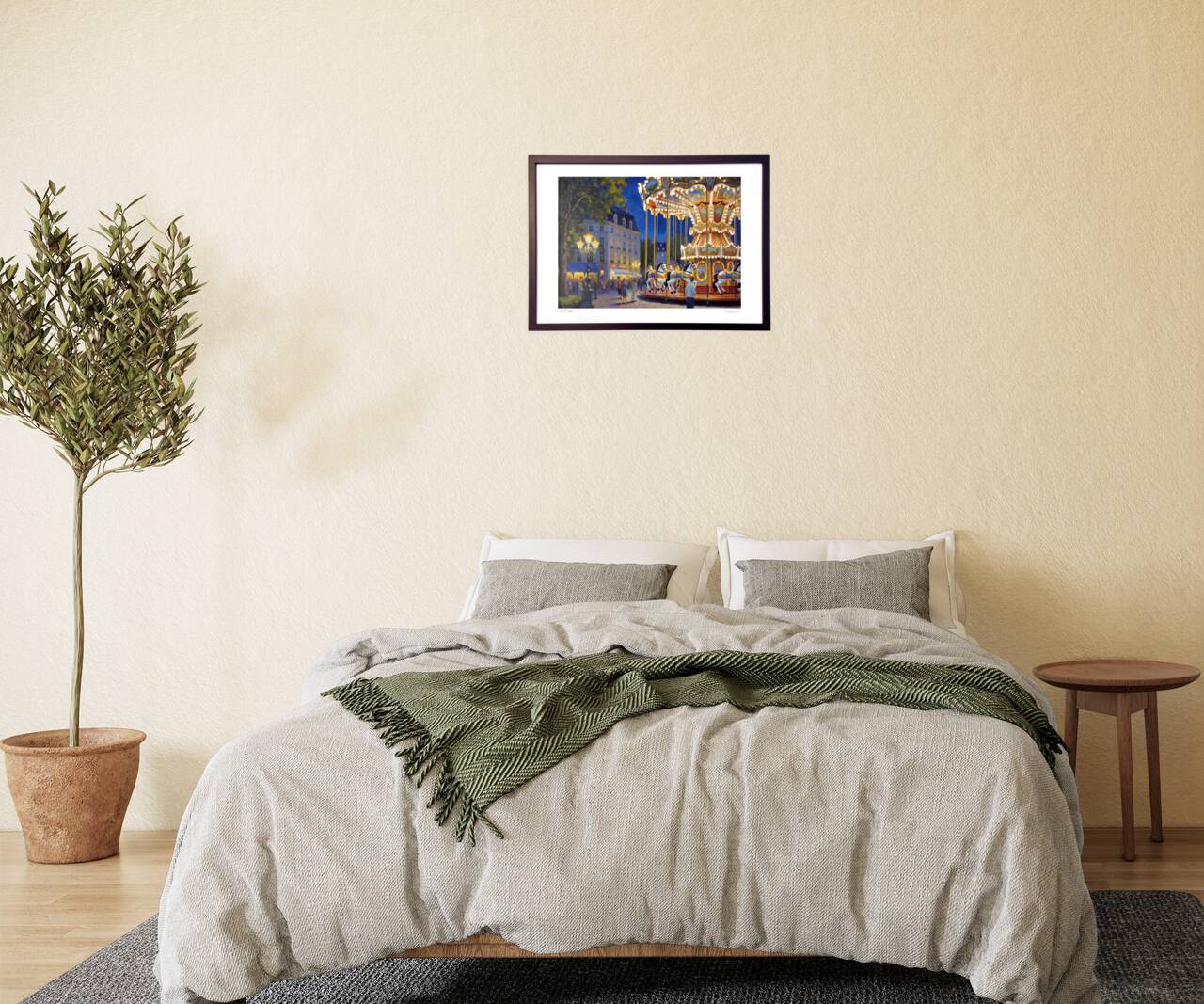 遊園地のメリーゴーランド – 絵画や壁飾り販売｜風景投稿販売あゆわら(R)