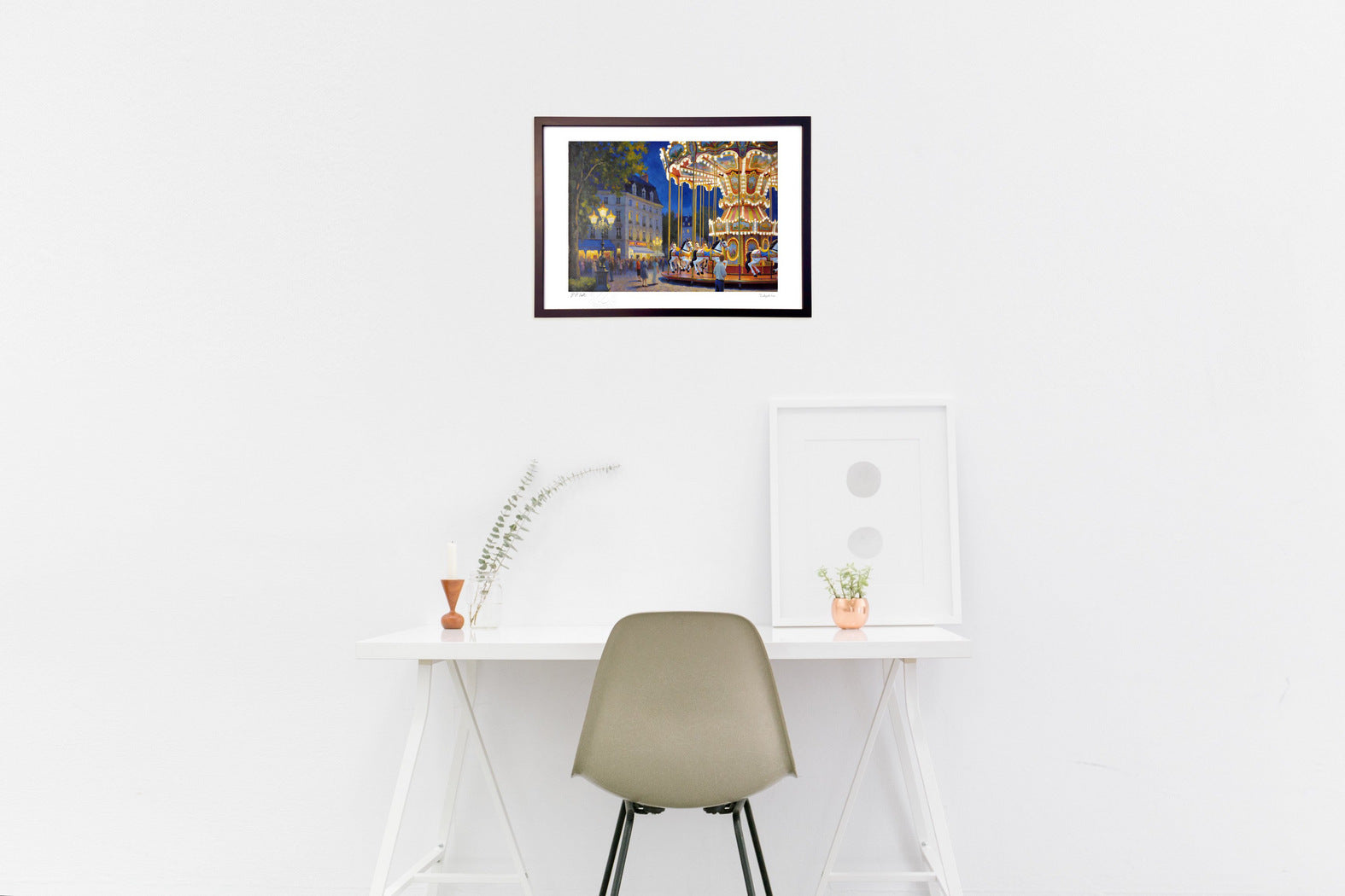 遊園地のメリーゴーランド – 絵画や壁飾り販売｜風景投稿販売あゆわら(R)