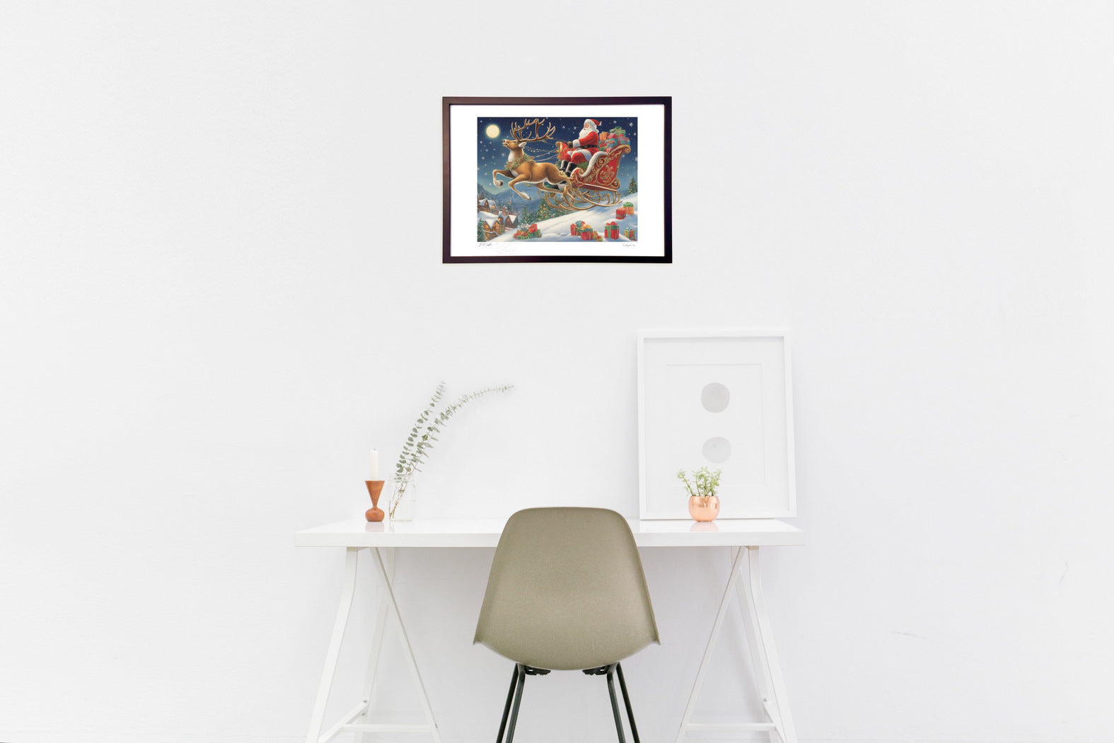 サンタのそりで – 絵画や壁飾り販売｜風景投稿販売あゆわら(R)