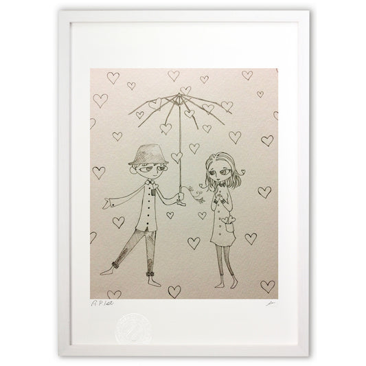 絵画 『降ハート確率100%』