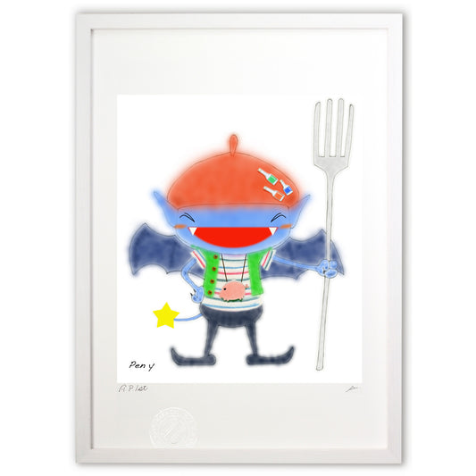 絵画 『子どもデビルのミケル』