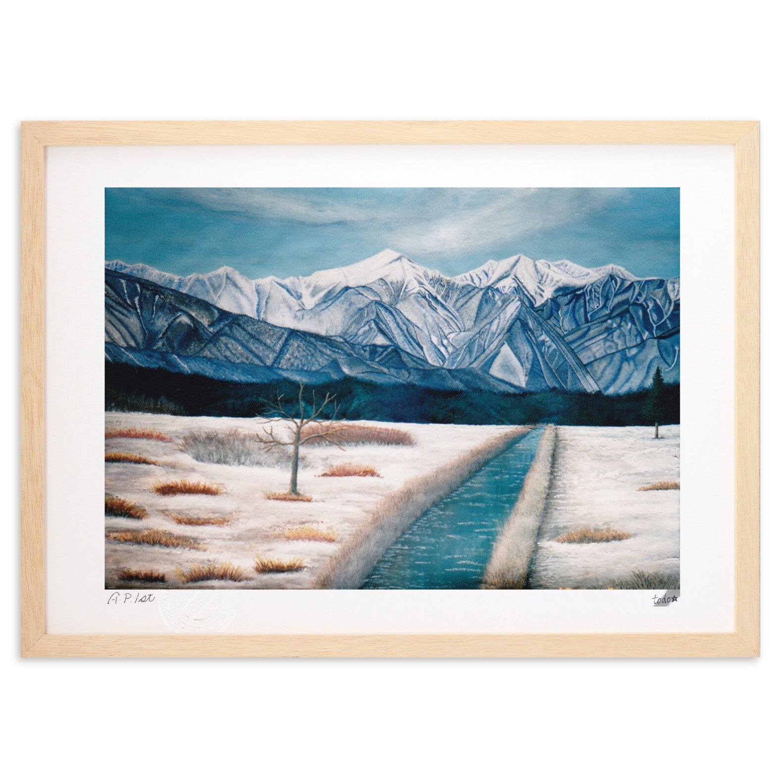 槍ヶ岳の風景 – 絵画や壁飾り販売｜風景投稿販売あゆわら(R)