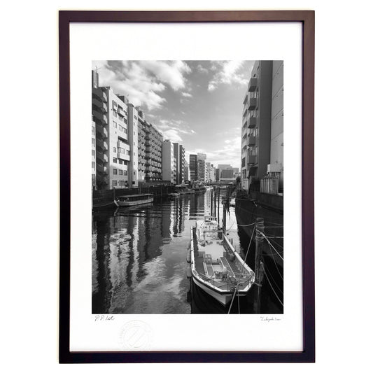 下町師走の船着き場