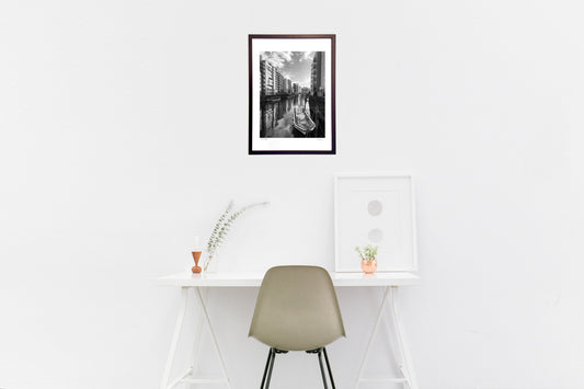 下町師走の船着き場