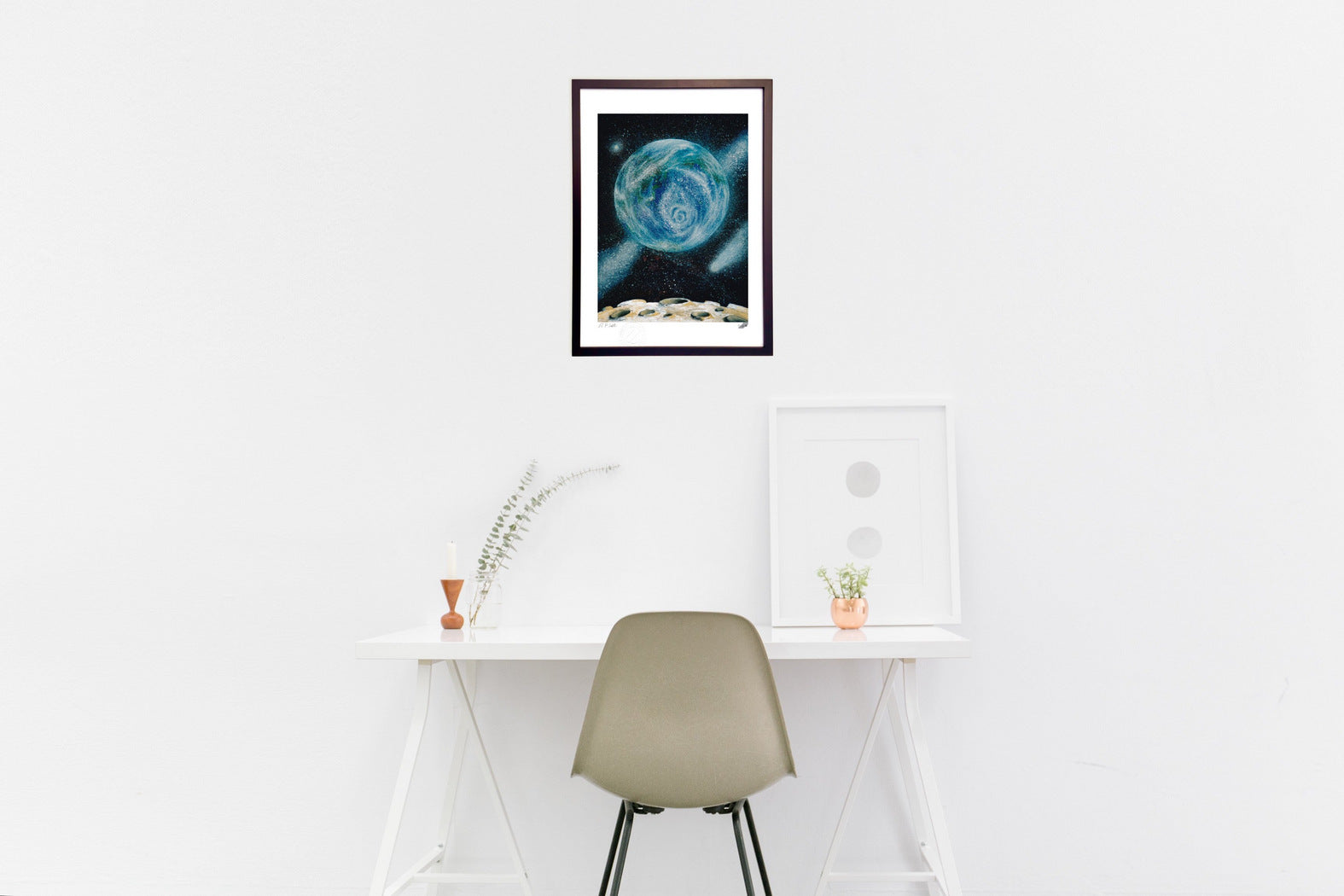 月から見た地球 – 絵画や壁飾り販売｜風景投稿販売あゆわら(R)