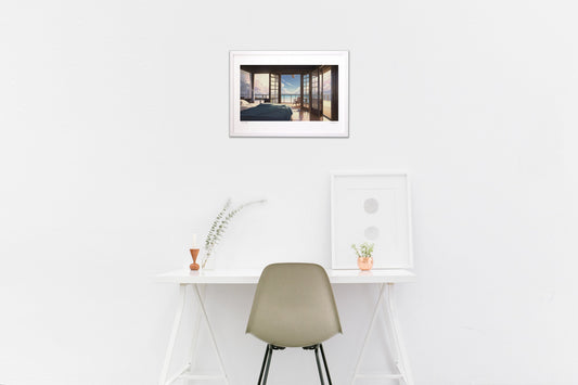 部屋から眺める海