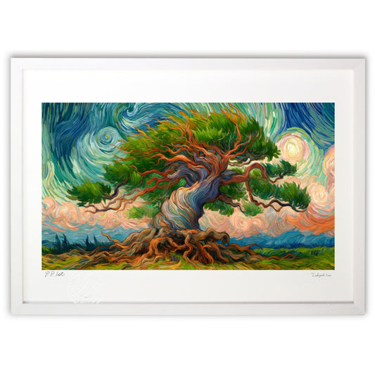 そびえ立つガジュマル