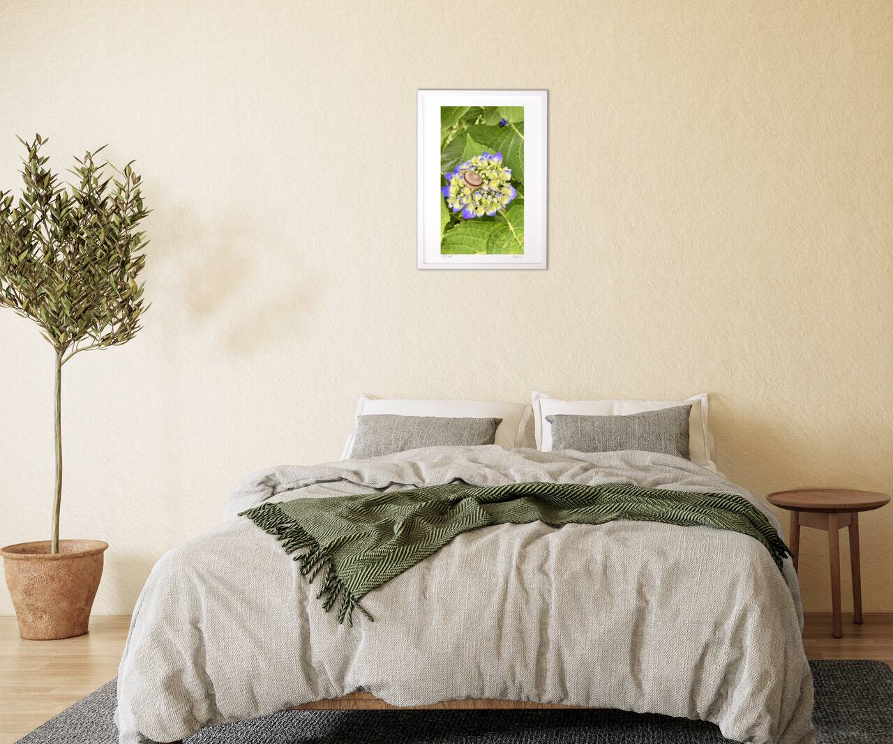 紫陽花とでんでん虫 – 絵画や壁飾り販売｜風景投稿販売あゆわら(R)