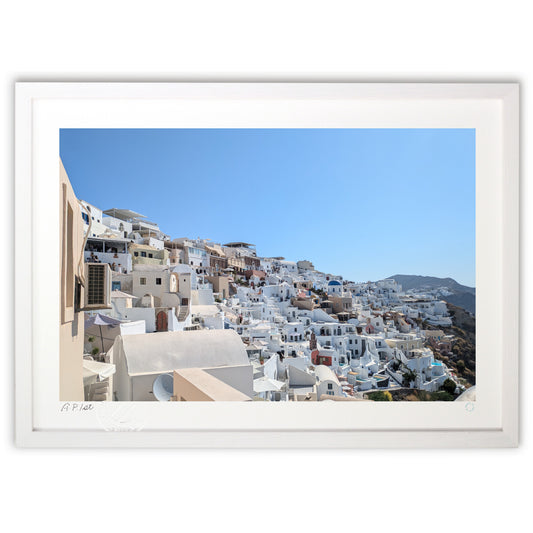 サントリーニ島　イアの街並み