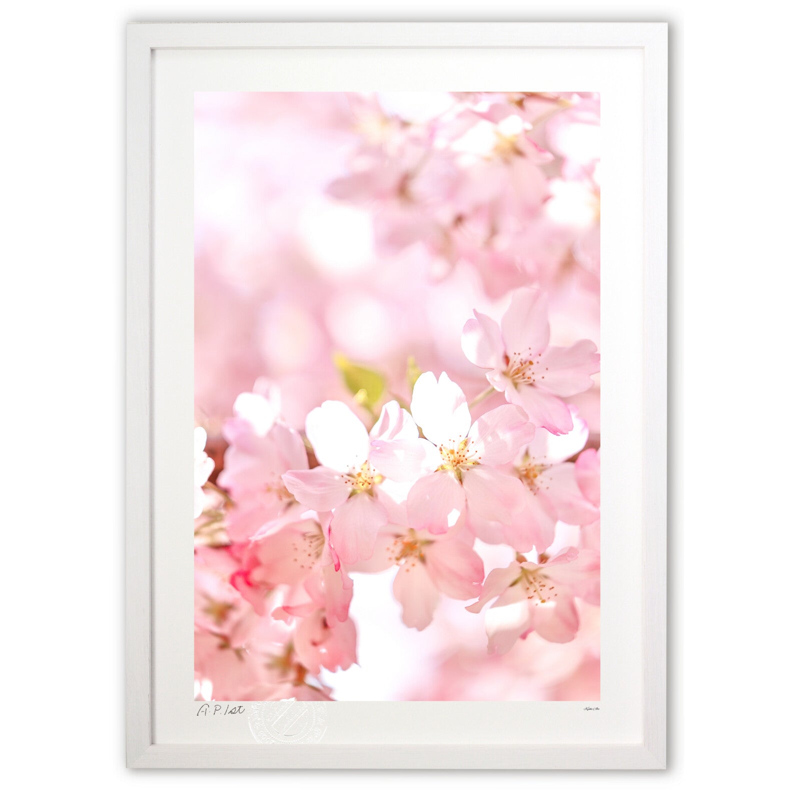 風水 縁結び運・美容運・子育て運UP！の桜【縦1】 – 絵画や壁飾り販売