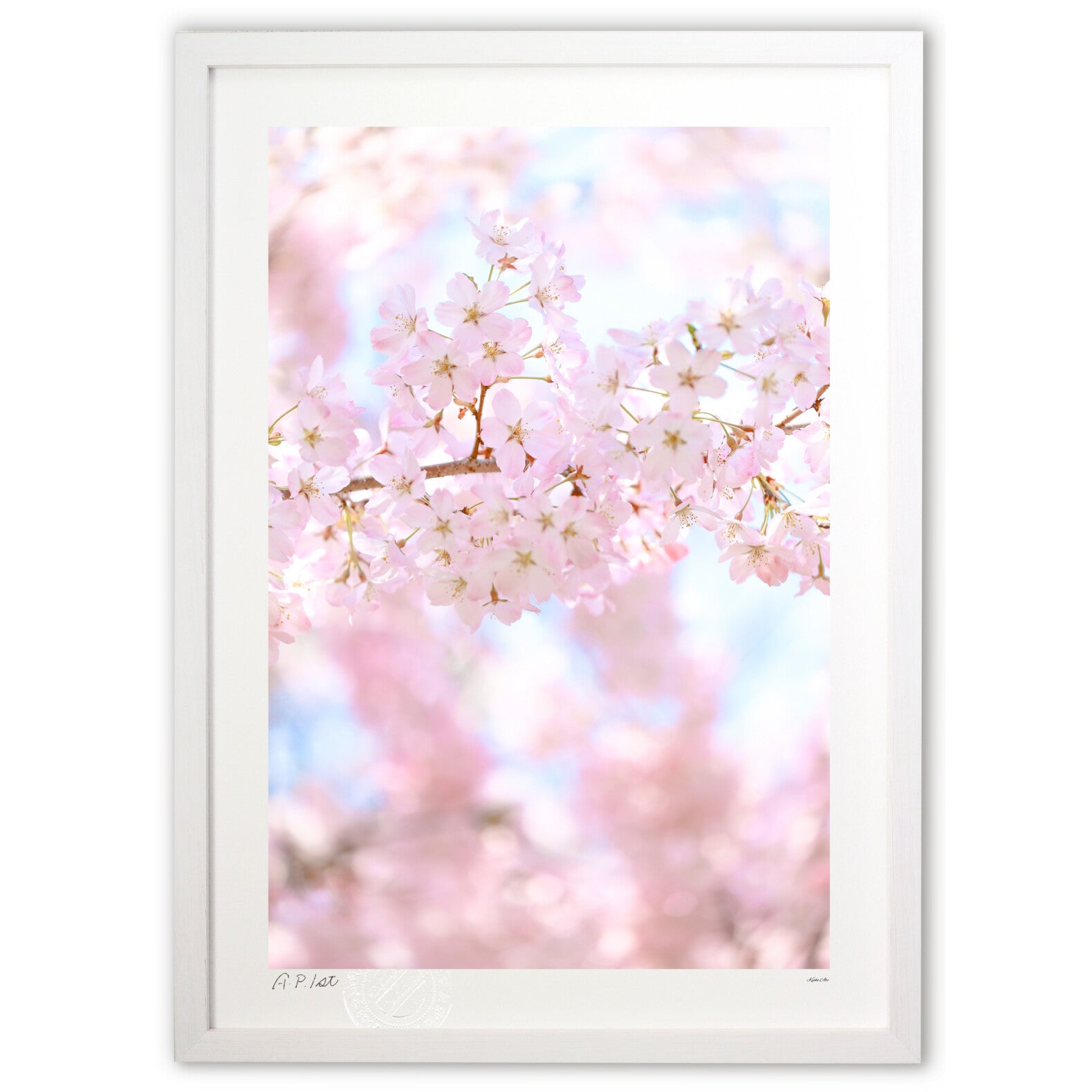 風水 縁結び運・美容運・子育て運UP！の桜【縦5】 – 絵画や壁飾り販売
