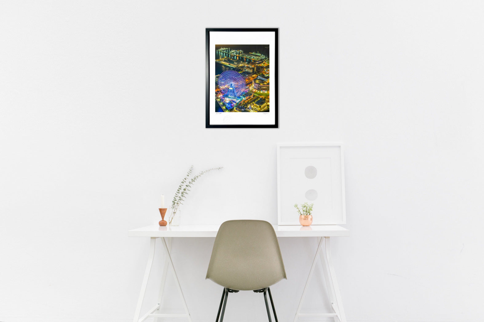 横浜みなとみらい夜景 – 絵画や壁飾り販売｜風景投稿販売あゆわら(R)