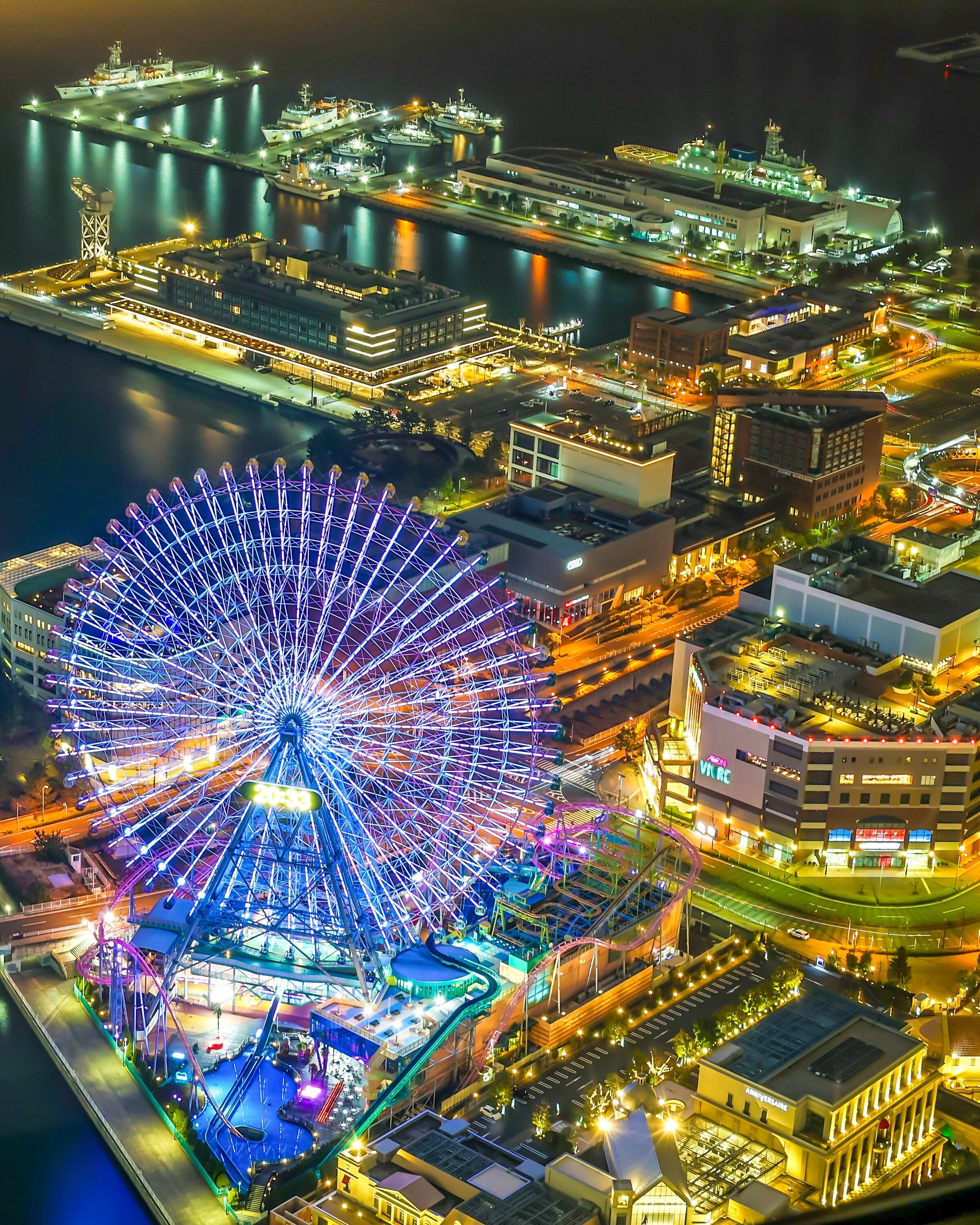 横浜みなとみらい夜景 – 絵画や壁飾り販売｜風景投稿販売あゆわら(R)