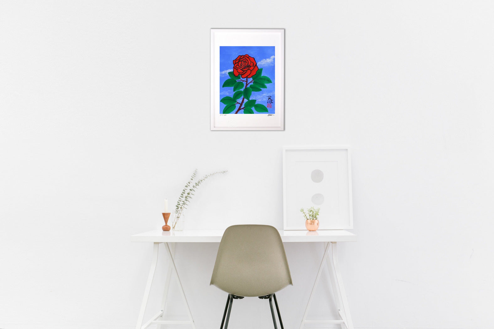 一輪の薔薇 – 絵画や壁飾り販売｜風景投稿販売あゆわら(R)