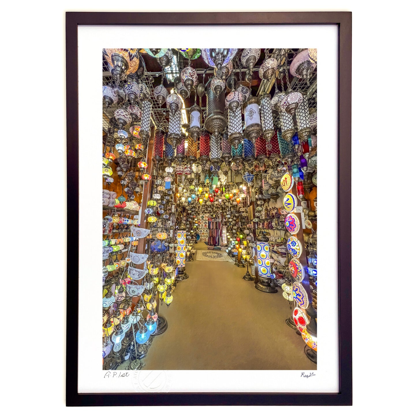 At a Turkish lamp shop in the Arab quarter 1