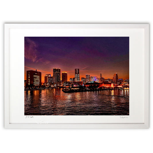 横浜みなとみらいの夜景