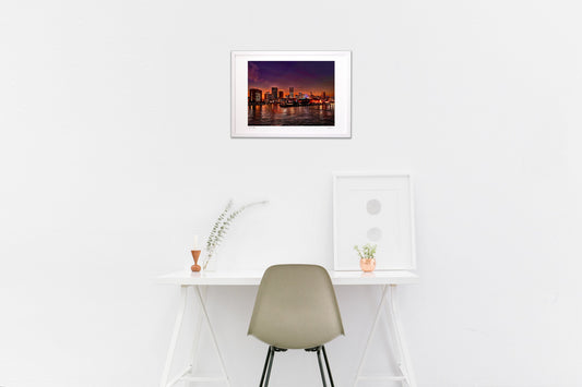 横浜みなとみらいの夜景