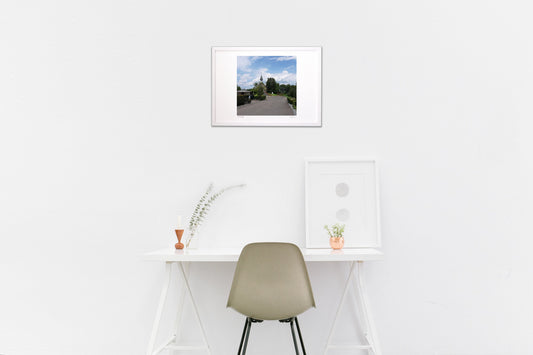 教会のある風景