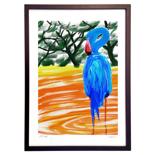 フラミンゴ－待つ