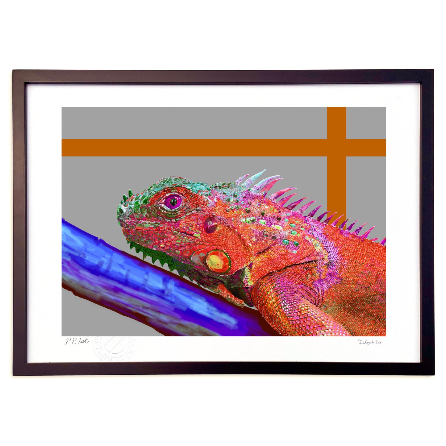 イグアナ－今日はカラフルな気持ち