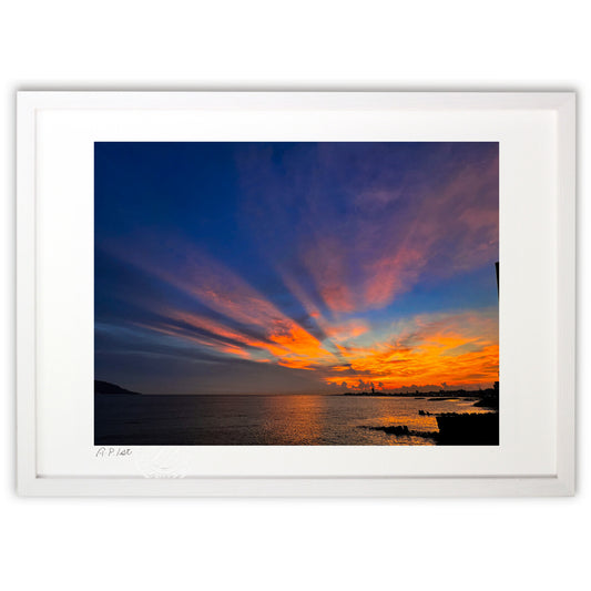 ダイナミックな夕焼け（横）