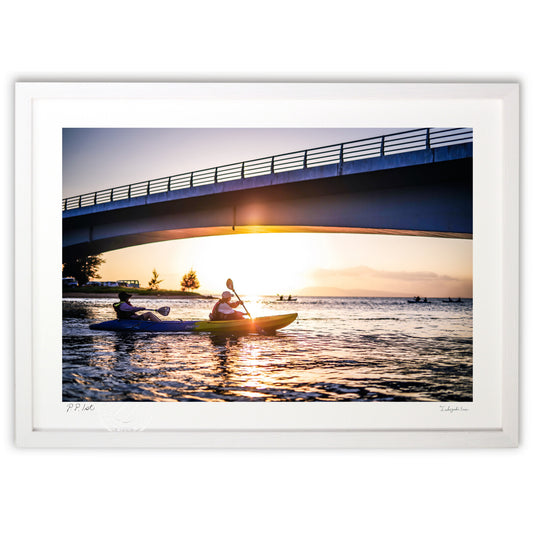 オレンジに染まる(横)