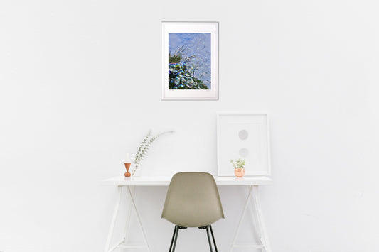 虹色に輝くシャボン玉