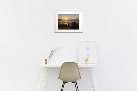 熊本　おこしき海岸　夕暮れ