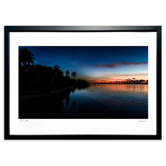 ラグーンの夕暮れ時