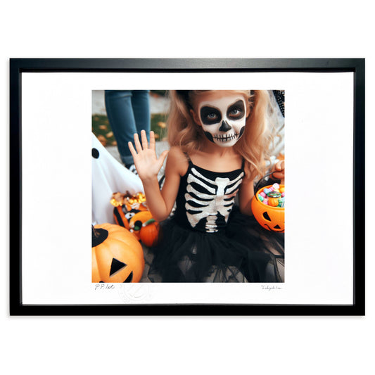 Halloweenwoを楽しむ子