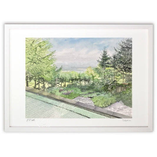 朝風呂からの風景