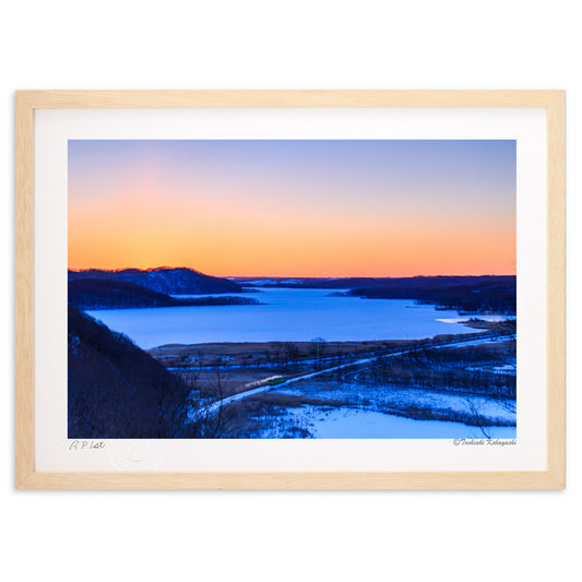 極寒の始発列車