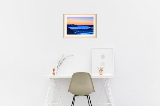 極寒の始発列車