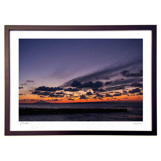 夕暮れの宗谷湾