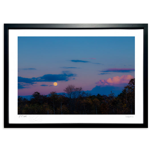 標高1500の秋の月と秋の風